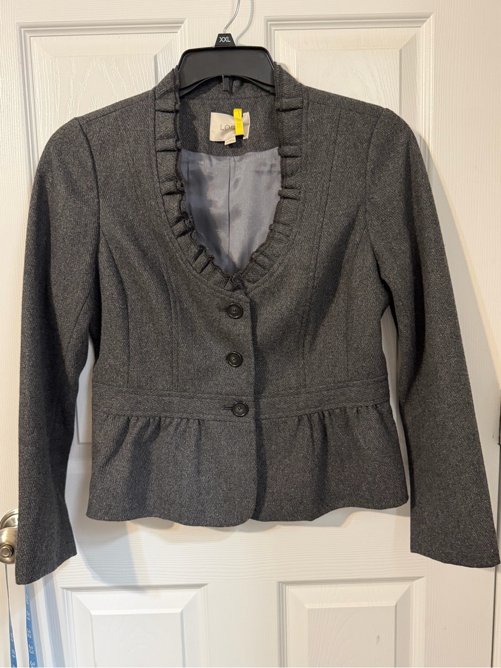 LOFT grey wool blazer
